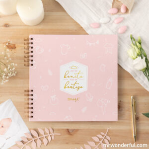 libro de firmas/fotos wonderful rosa